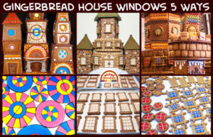 Gingerbread House Windows How To