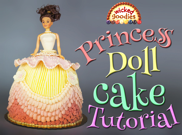 Princess Doll Cake Tutorial