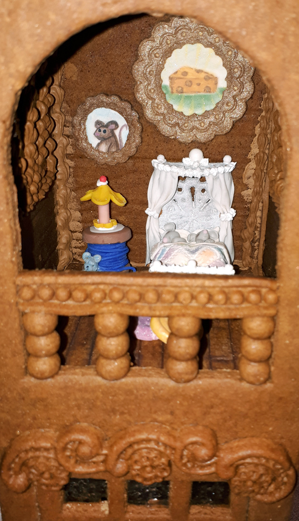 Gingerbread Mouse Castle by Debra Wolford