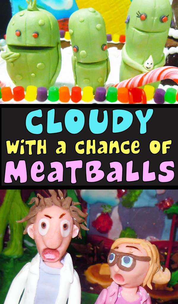 Cloudy with a Chance of Meatballs Gingerbread House