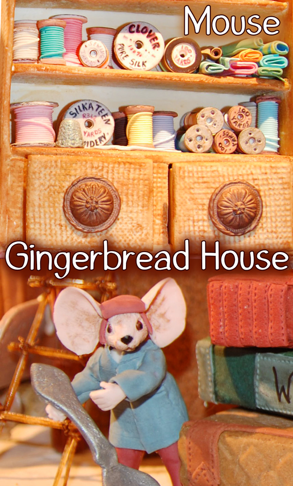 Giant Mouse Gingerbread House