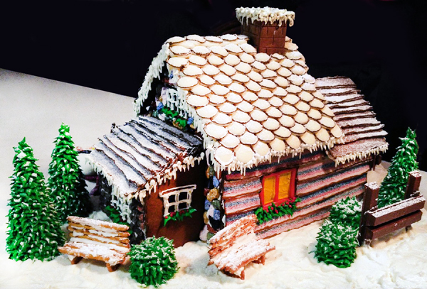 Gingerbread Ice House Made by Annie Villeneauve