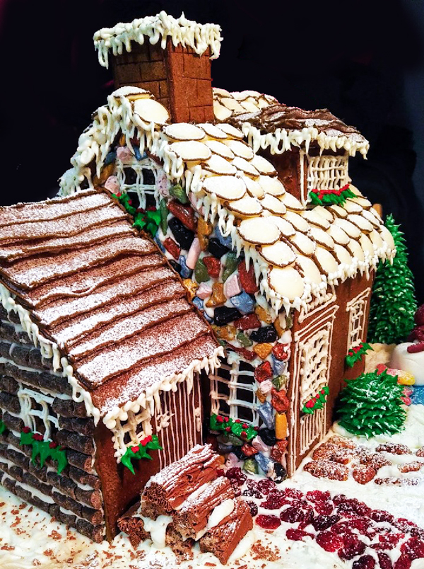 Gingerbread Ice House Made by Annie Villeneauve