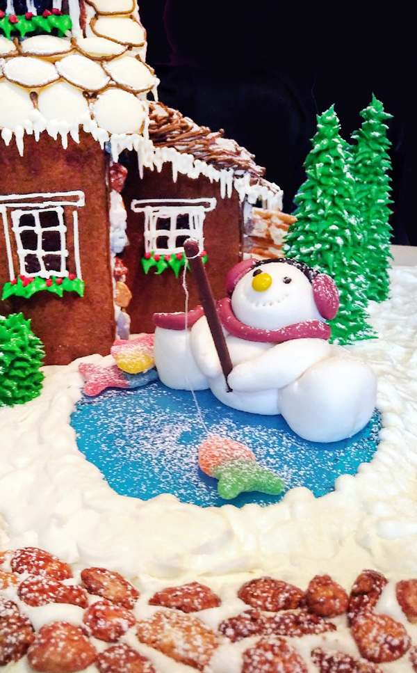 Gingerbread Ice House Made by Annie Villeneauve