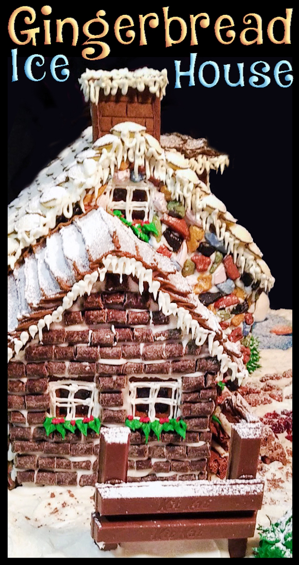 Gingerbread Ice House Made by Annie Villeneauve