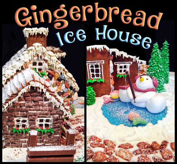 Gingerbread Ice House Made by Annie Villeneauve