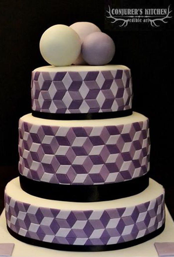 Optical Illusion Cake made by Conjurer's Kitchen