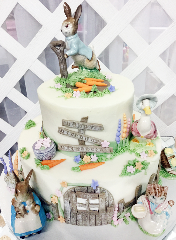 Peter Rabbit Cake made by Donna Gregory of Sweetery Bake Shop