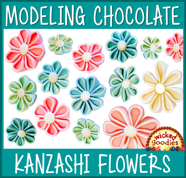 Folded Kanzashi Flowers Tutorial