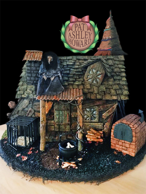 Spooky Halloween Gingerbread House