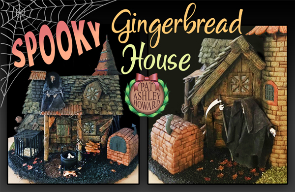 Spooky Halloween Gingerbread House