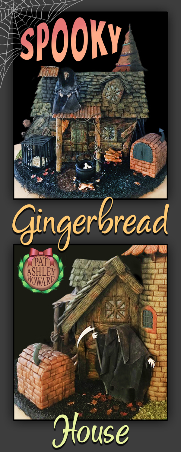 Spooky Halloween Gingerbread House