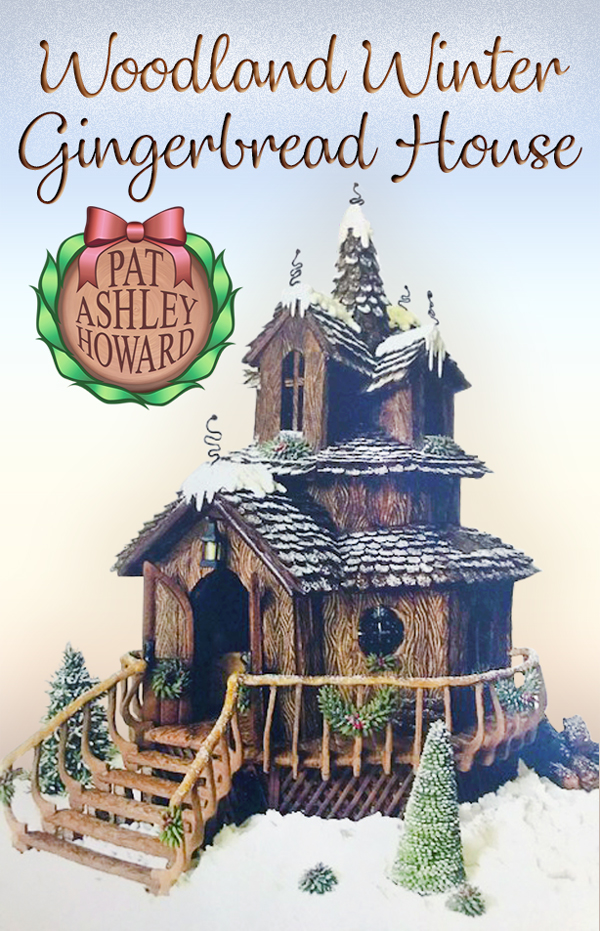 Woodland Winter Gingerbread Cabin