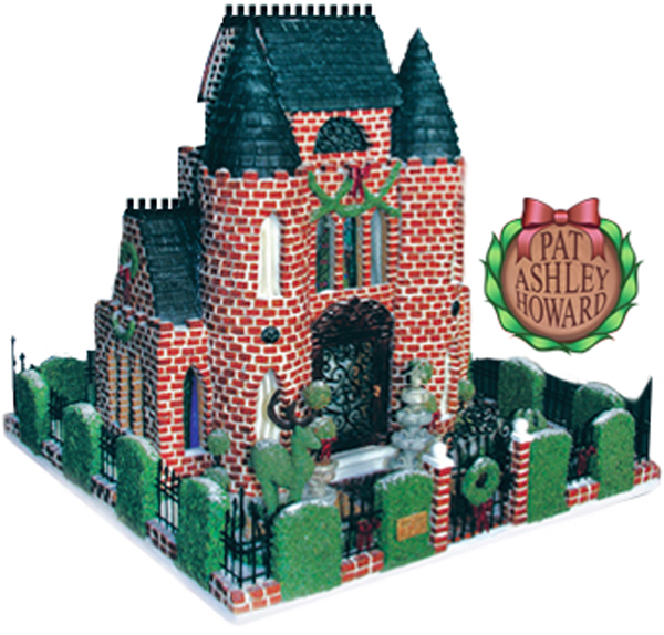 Brick Mansion Gingerbread House