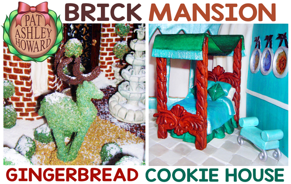 Brick Mansion Gingerbread House