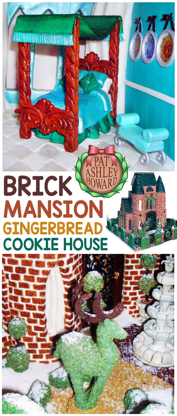 Brick Mansion Gingerbread House