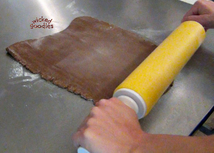 Rolling Out Gingerbrea Dough