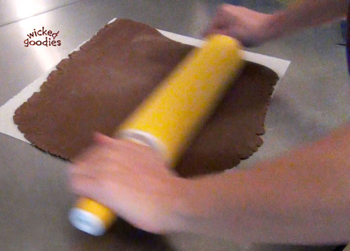 Rolling Out Gingerbread Dough